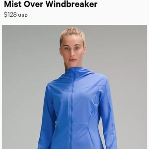 Mist over windbreaker lululemon athletica